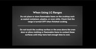 Safety instructions by LG (Image via LG Electronics)